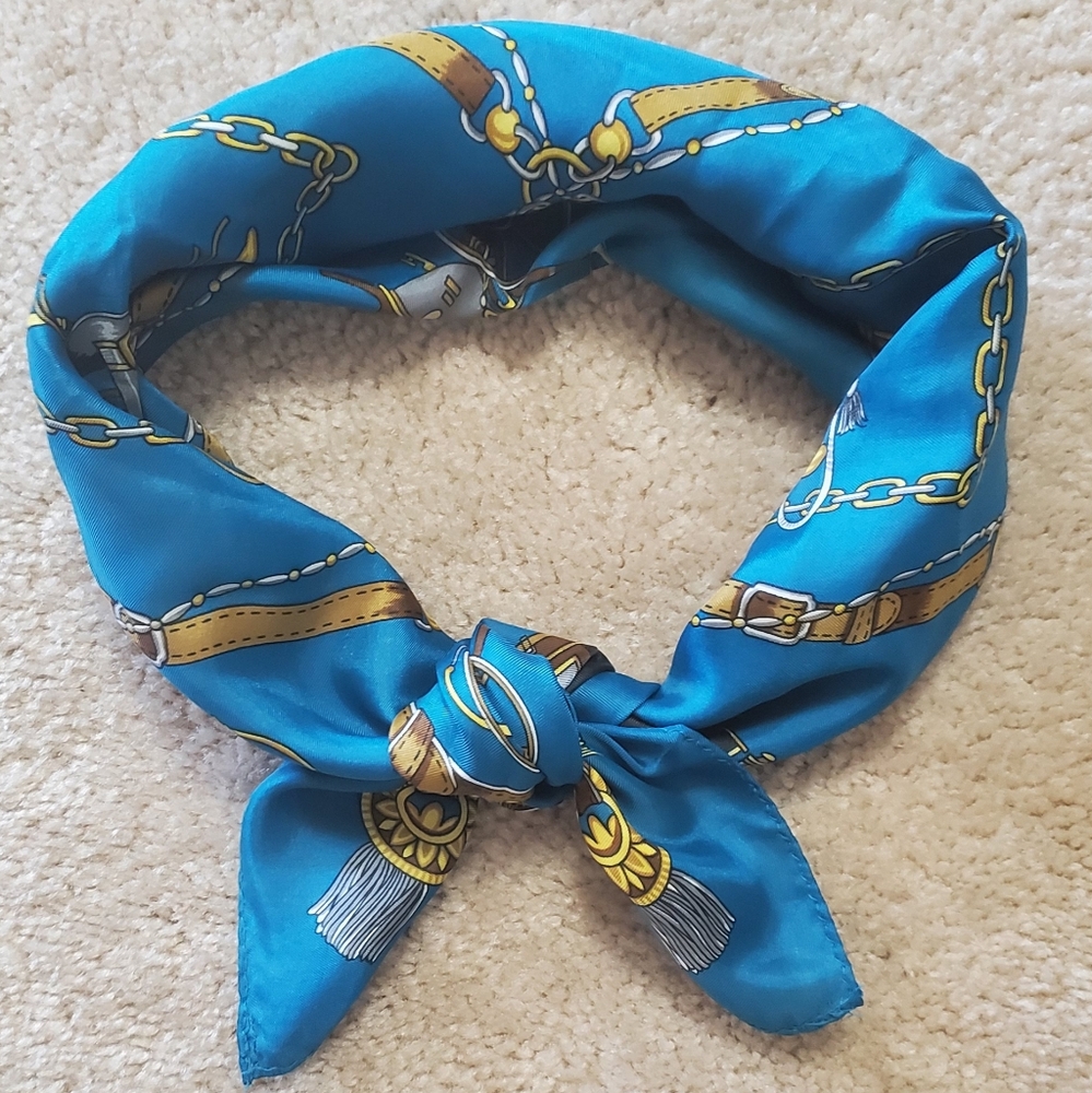 Silk Blend Neck Scarf GlentexπβοΈπJapan Made - Picture 1 of 4